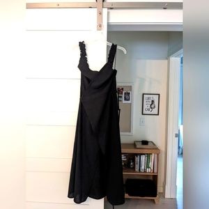 Princess Polly Black Wrap Dress